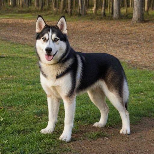 alaskan husky shepherd
