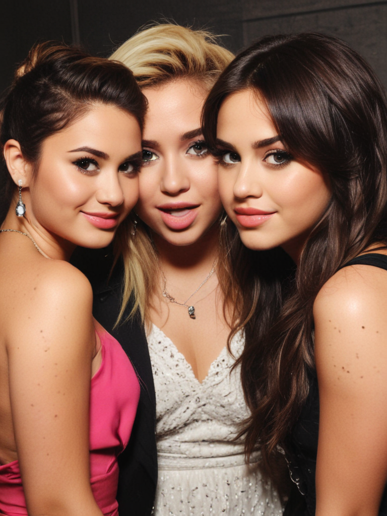 demi lovato selena gomez and miley cyrus