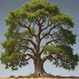 trees no background
