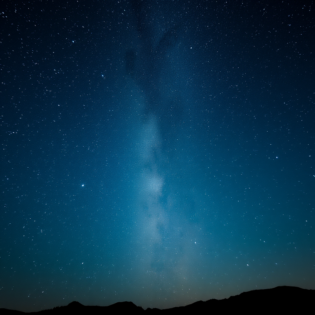 Capture a stunning view of the Milky Way galaxy in a dark sky setting, using a Canon EOS R camera with an f/2.8 aperture, ISO 1600, and a 20-second exposure time, shot from a wide-angle lens perspective at night to enhance the richness of the stars and deep space colors.