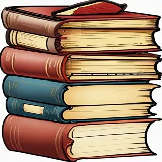 stacked books clip art