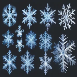snowflake clipart with transparent background
