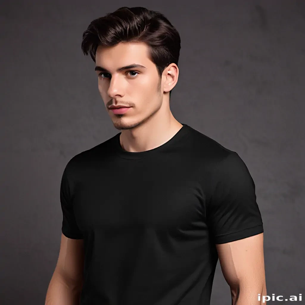 black mockup t shirt