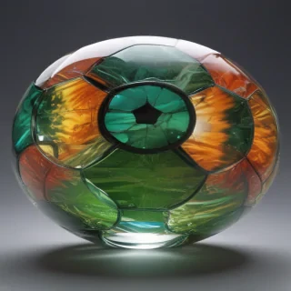 transparent soccer ball