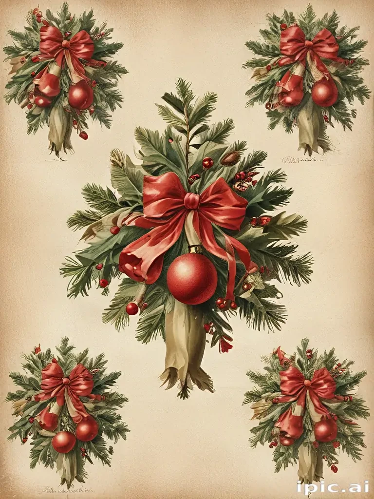 free printable vintage christmas images
