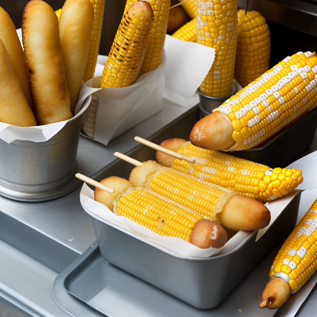 how long to air fry corn dog