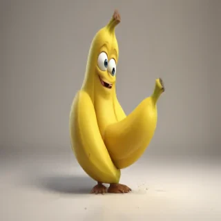cartoon banana