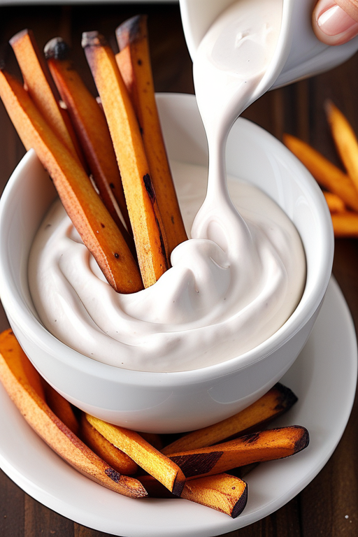 marshmallow dip for sweet potato fries
