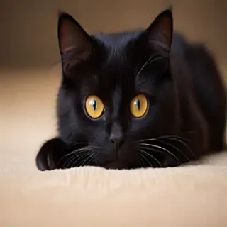 cute black cat wallpaper