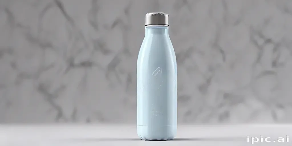 water bottle mockup