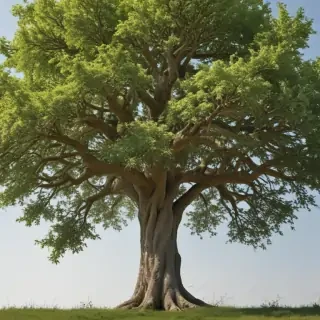 trees no background