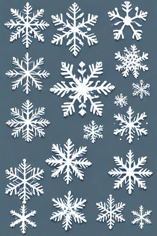 transparent background snowflake clipart