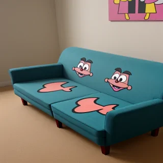 cartoon couch
