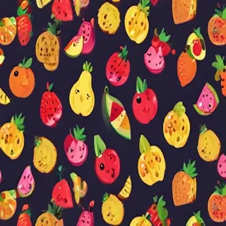 cute fruit backgrounds