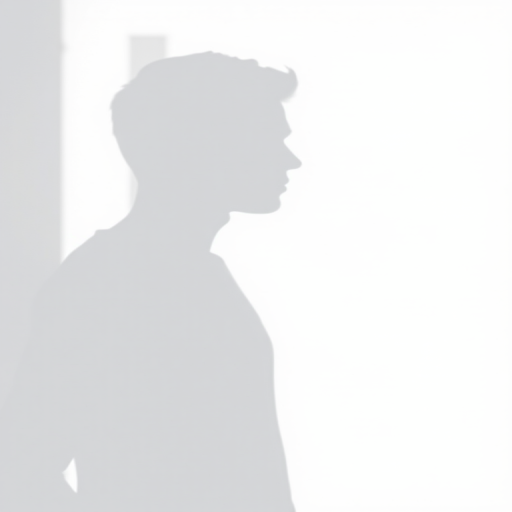 Generate a high-resolution image of a minimalistic black silhouette against a white background, captured with a DSLR camera at f/8 aperture, ISO 100, 50mm lens, in a portrait orientation, with natural lighting to create a soft shadow effect.
