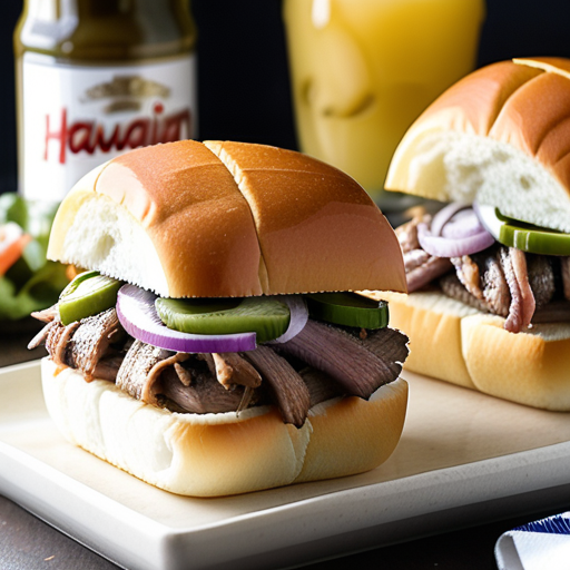 hawaiian roll philly steak sliders