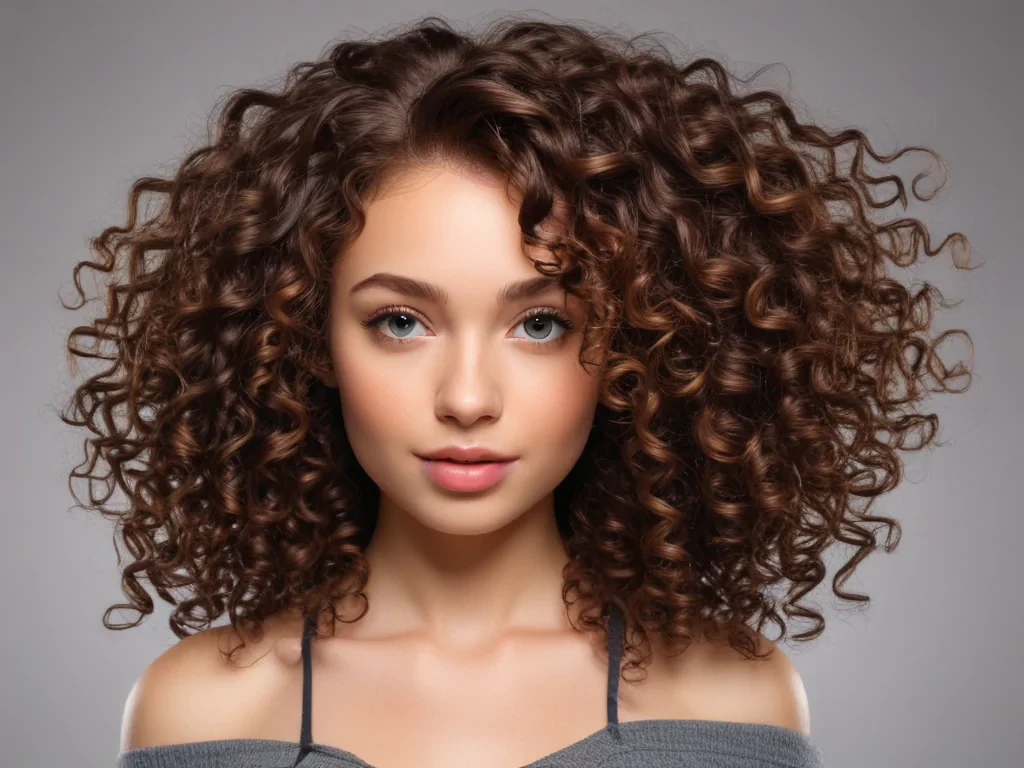curly hair png