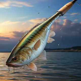 rod in fishing