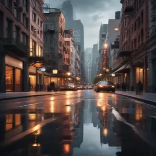 city street background