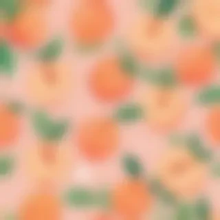 cute peach background