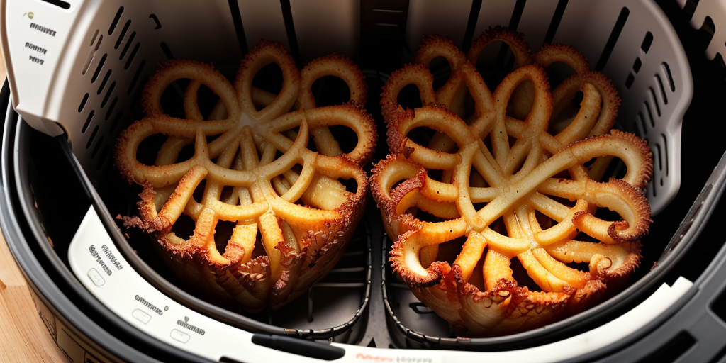 reheat blooming onion in air fryer