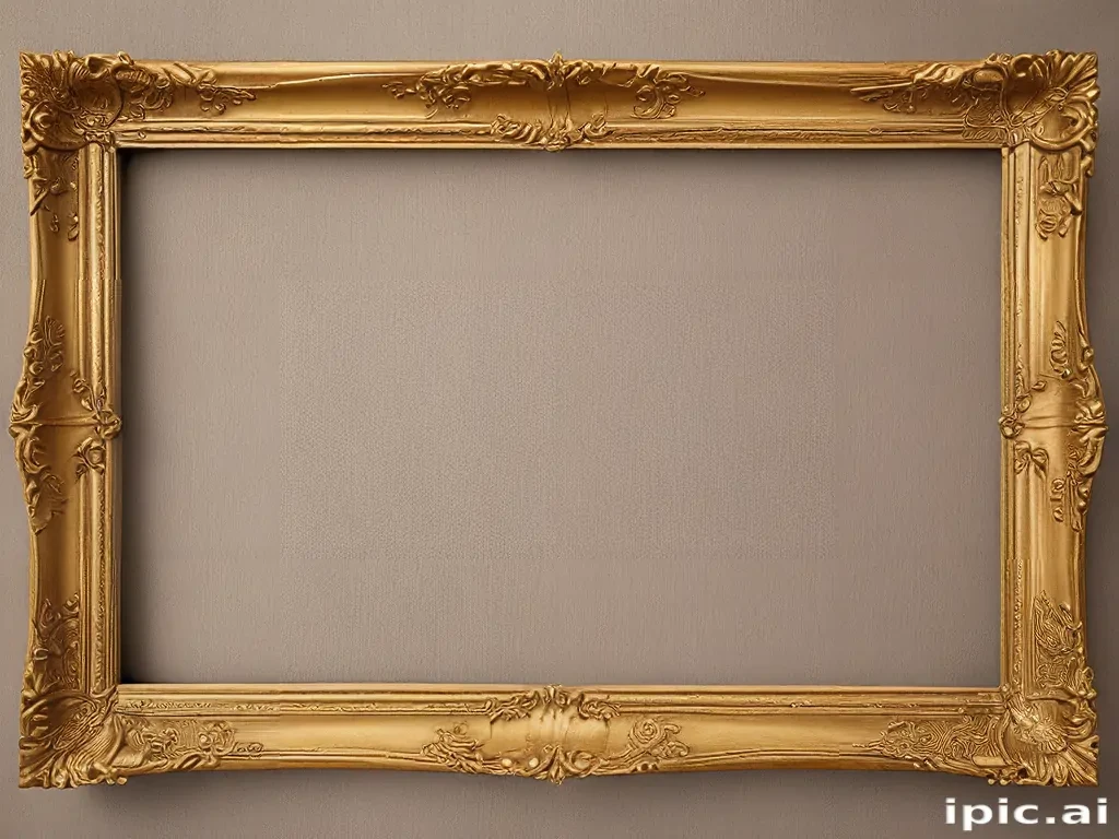 fancy gold frame