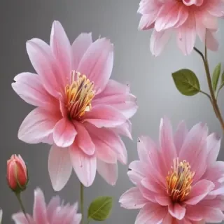 transparent flower background
