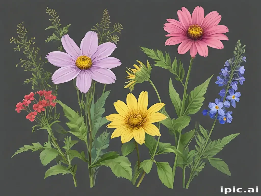 free wildflower clipart
