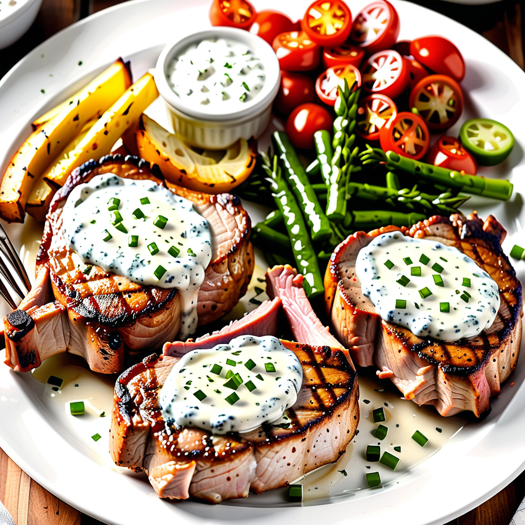 pork chops in the oven with ranch dressing