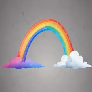 transparent background rainbow clipart