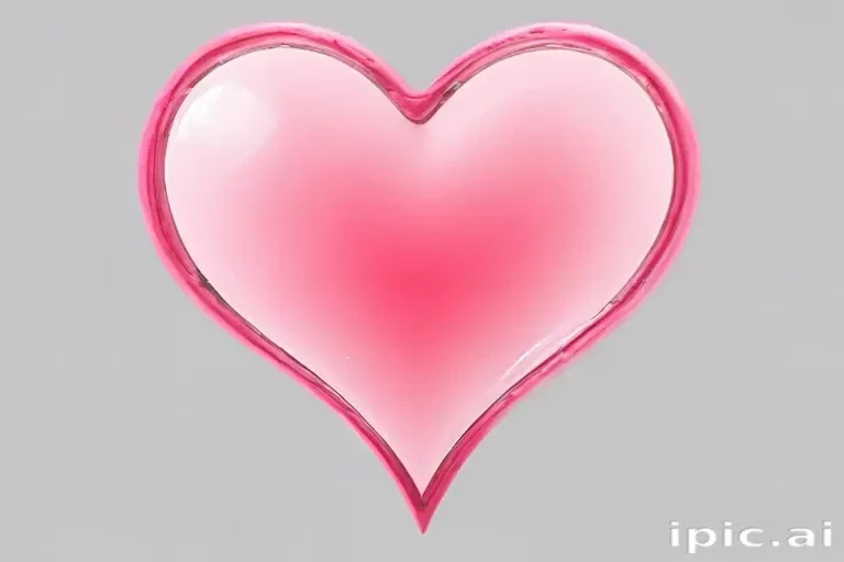 pink heart transparent