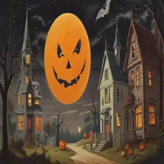 public domain vintage halloween art