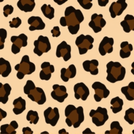 Fierce Leopard Print incorporates a neutral base with strategically placed spots, bringing a touch of wild elegance to any ensemble for fashion-forward individuals.
