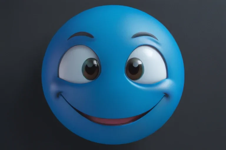 blue emoji