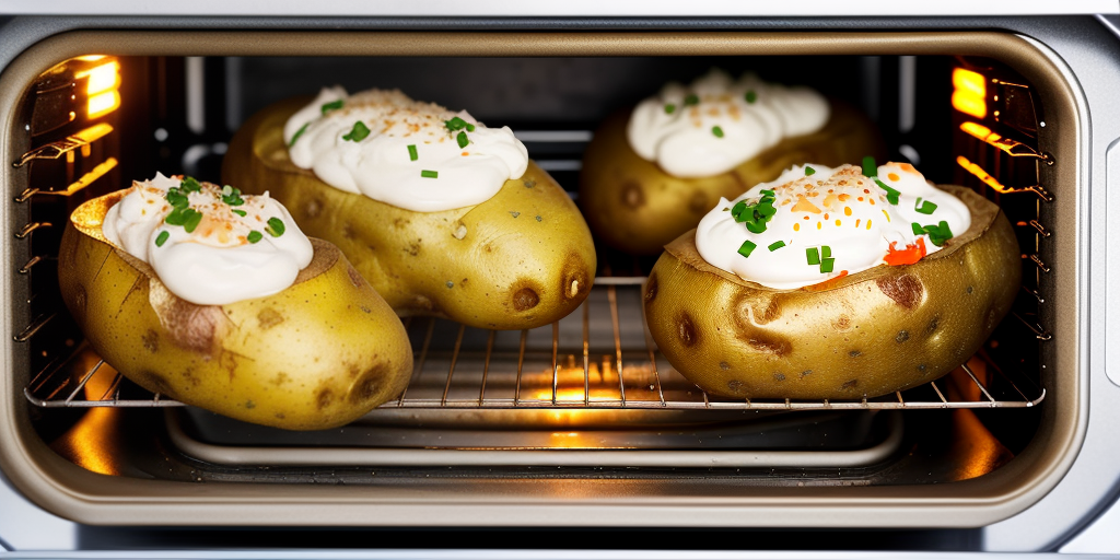 baked potatoes in convection oven