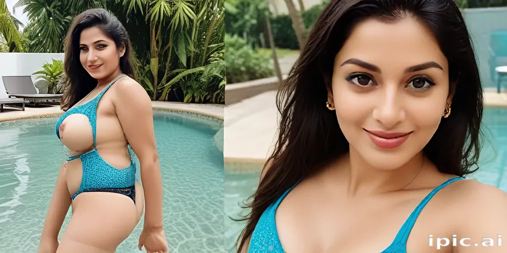 indian aunty in bikini