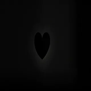 heart black background