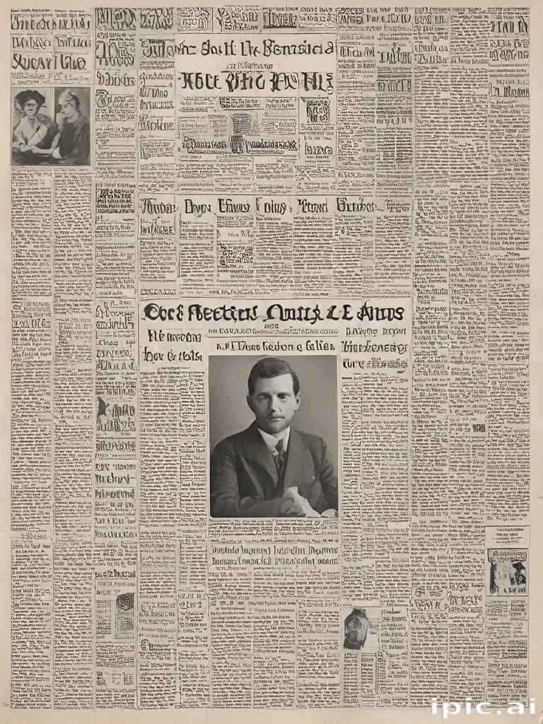 newspaper collage png