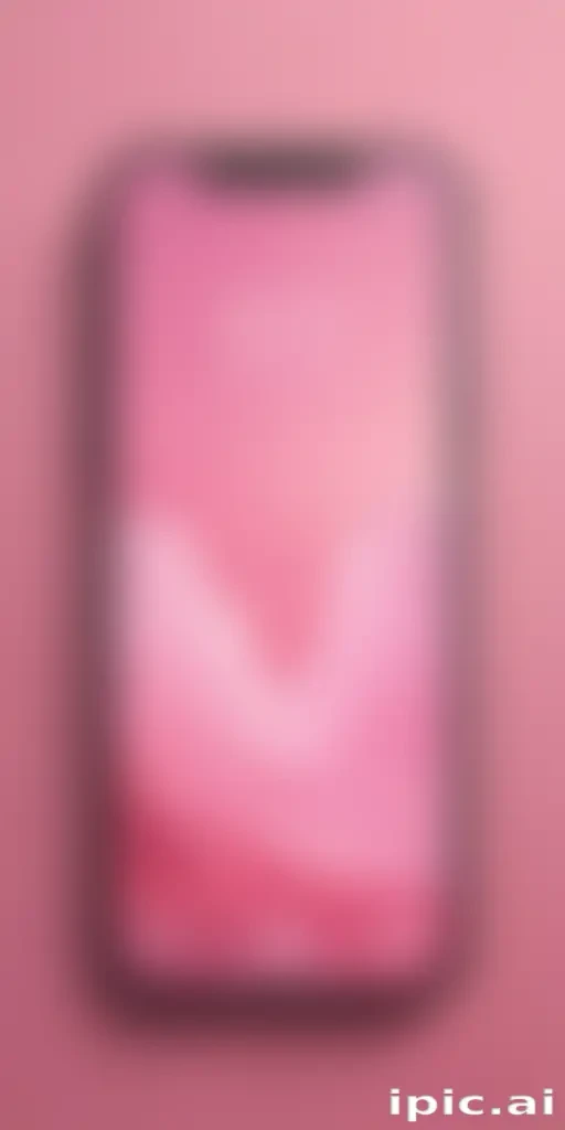 pink home screen