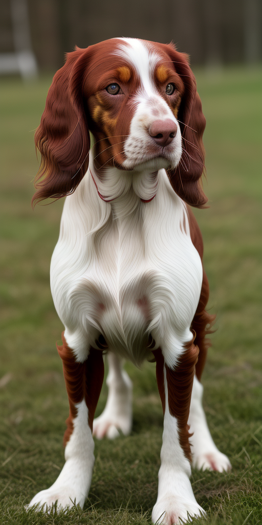 irish red and white setter