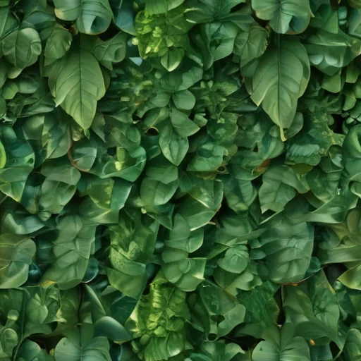 background green leaves