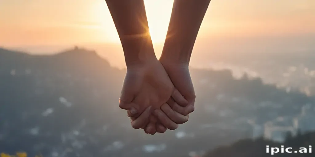 hands reaching