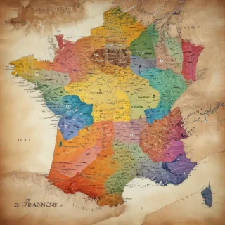 map of france