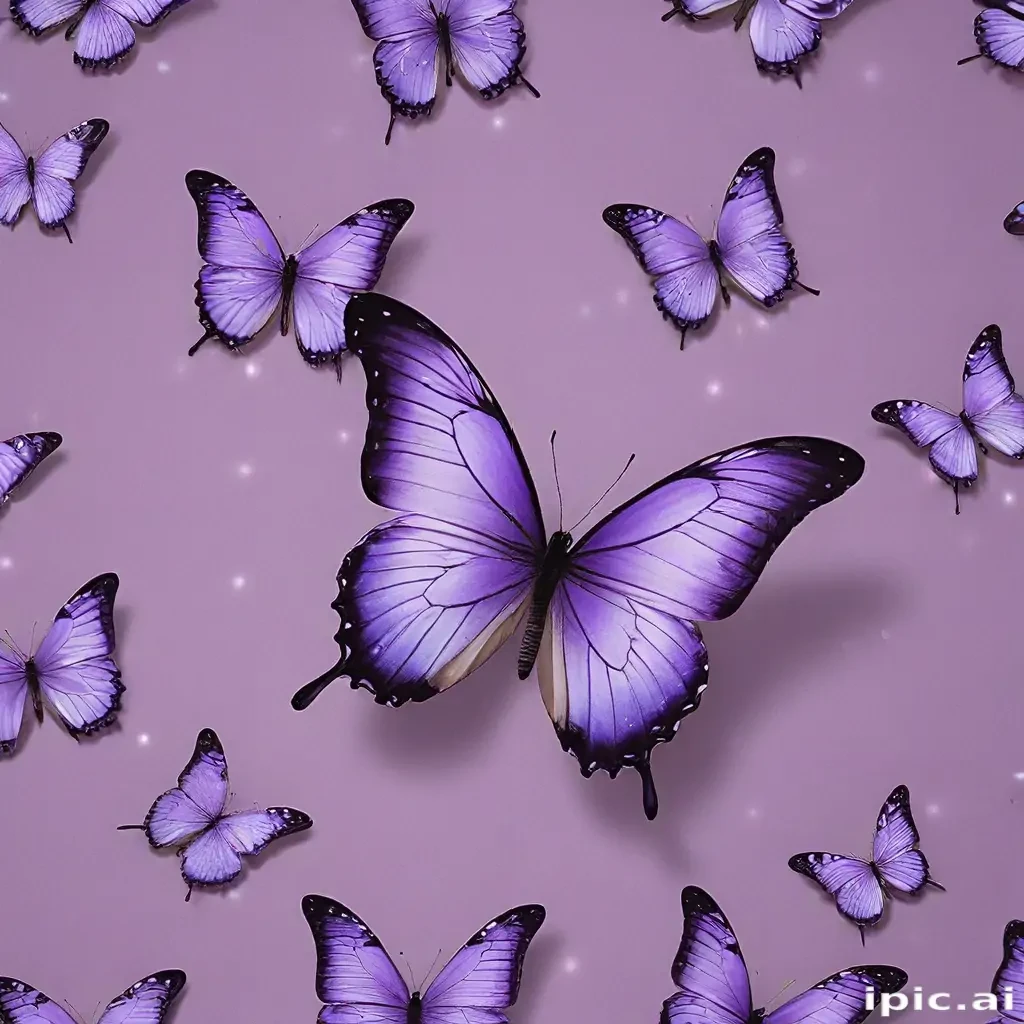 purple butterfly wallpaper aesthetic