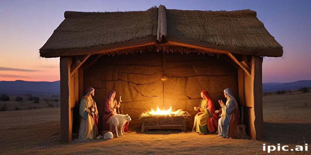 manger scene images free