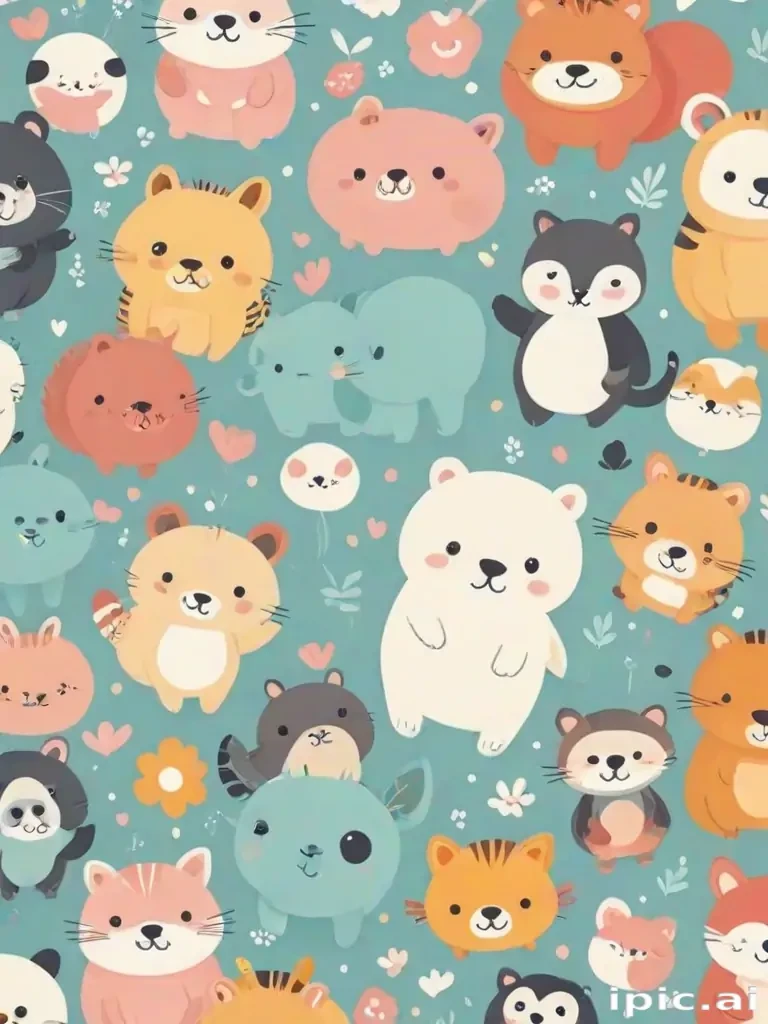 cute animal background