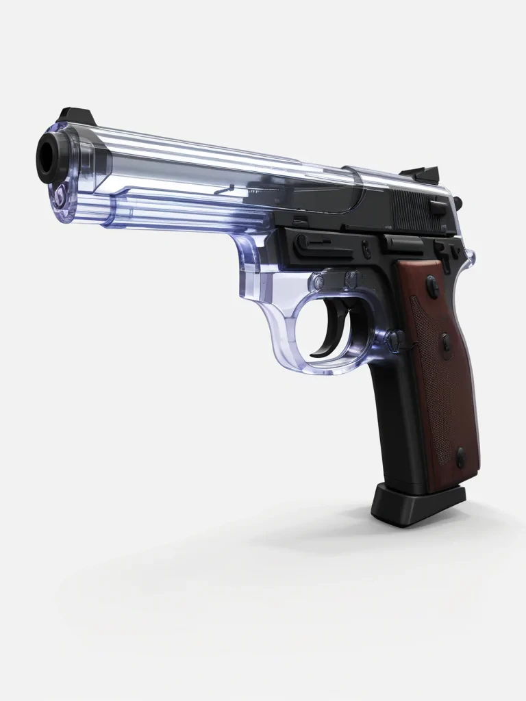 transparent gun png