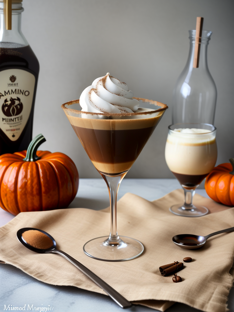 vanilla pumpkin spice espresso martini