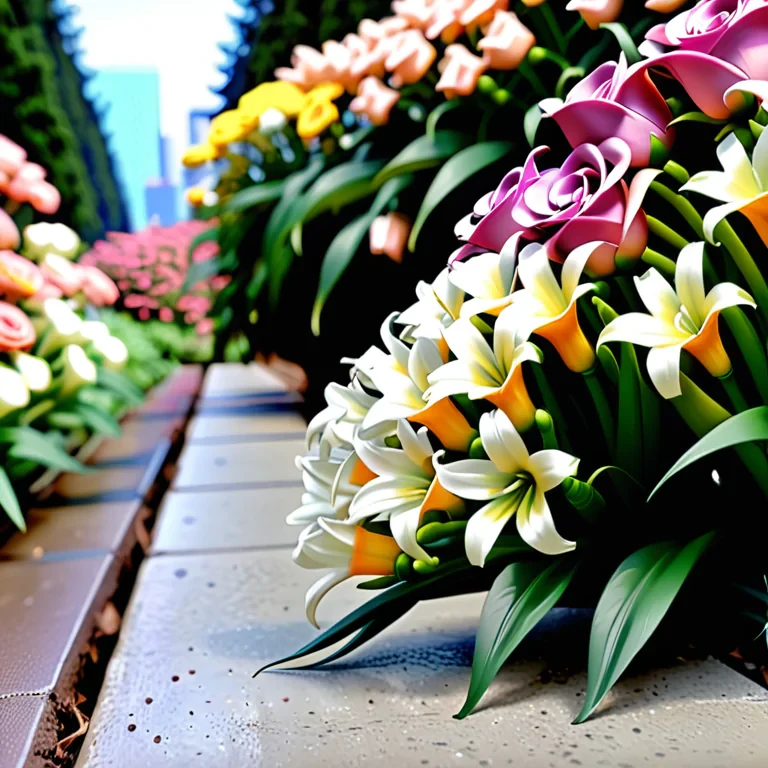 flower line