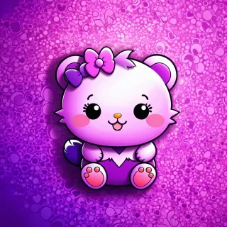 cute purple wallpaper